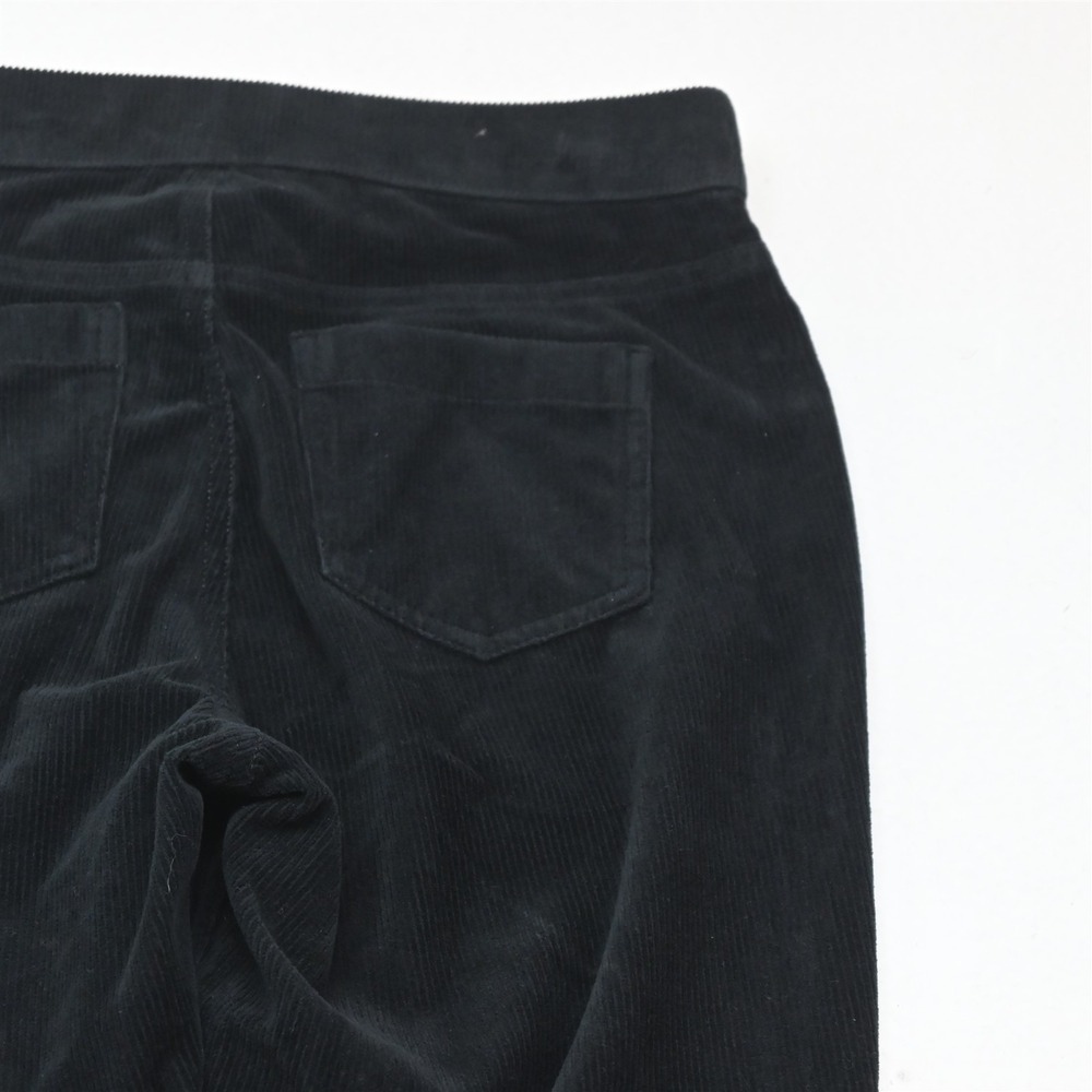 Gloria Vanderbilt M Black Corduroy Pull On Skinny Womens Pants - Picture 8 of 9